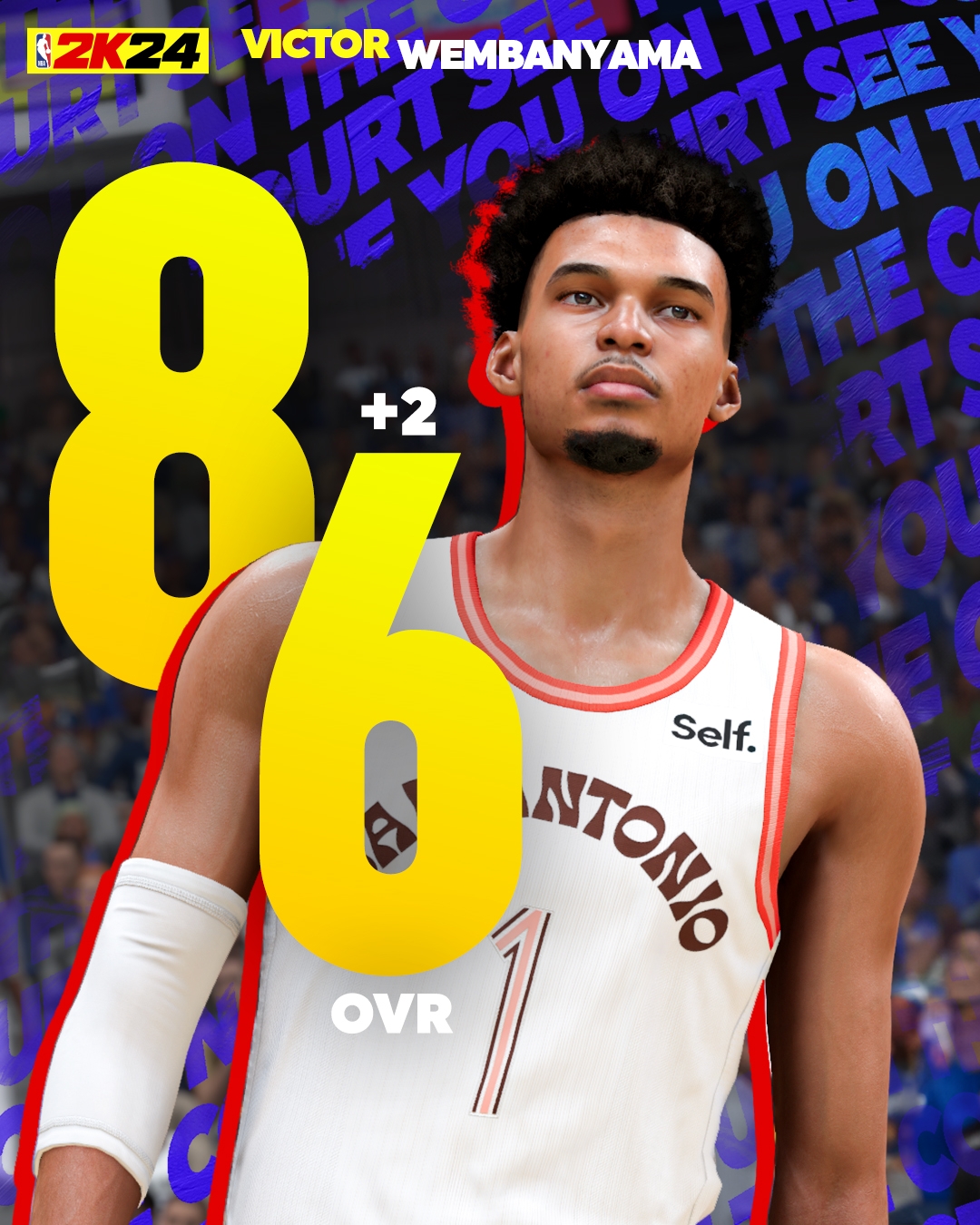 NBA2K官方能力值更新：文班亞馬升至86！