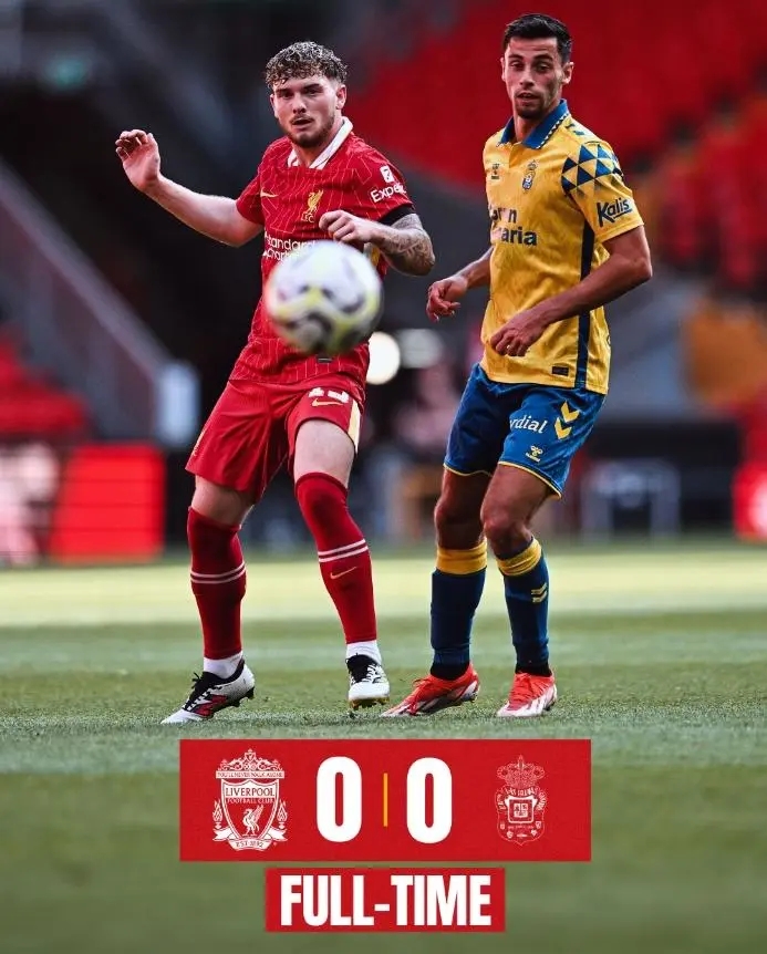 閉門熱身賽-利物浦0-0拉帕，努涅斯進(jìn)球越位、羅伯遜擊中兩隊(duì)門框